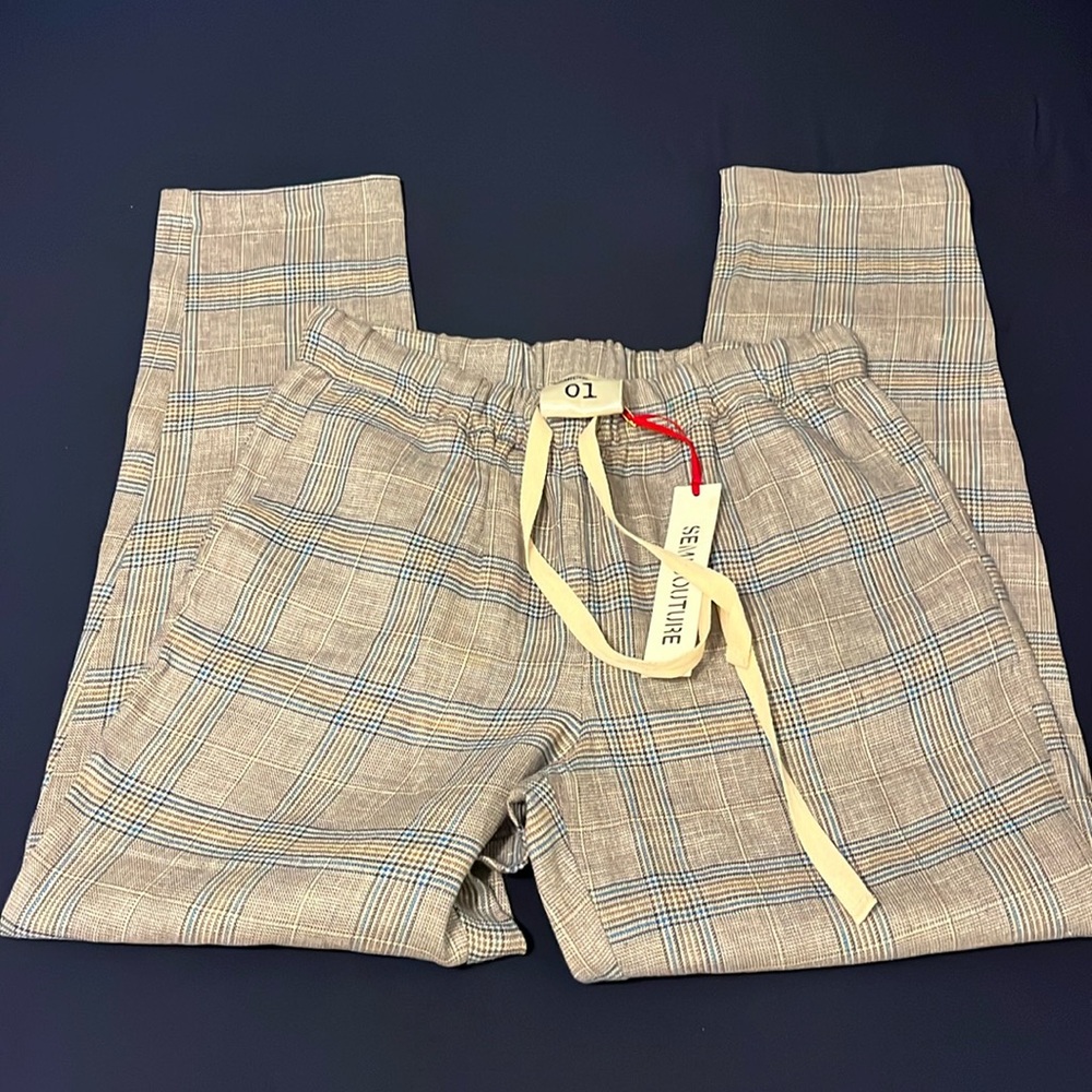 BNWT Semicouture made in Italy Woven Pants Sz 44 💙Same Day Ship ✈️📦🙋🏾‍♀️